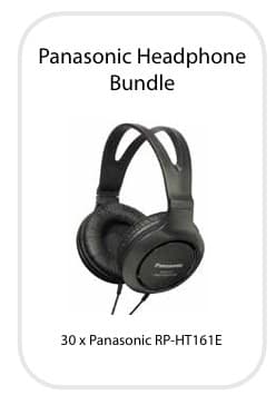 Panasonic Headphone Bundle x30
